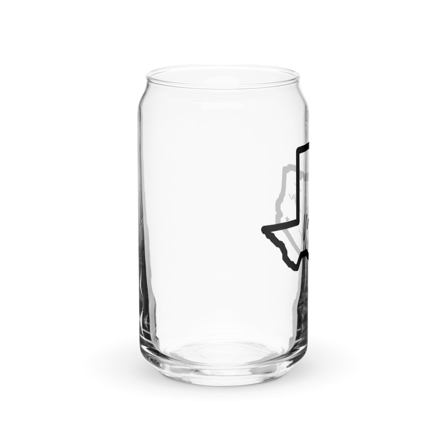 Can-shaped glass
