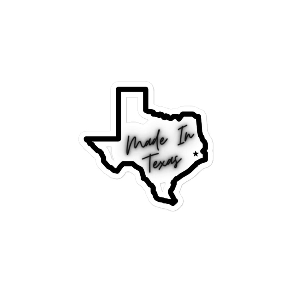 "MADE IN TEXAS" stickers