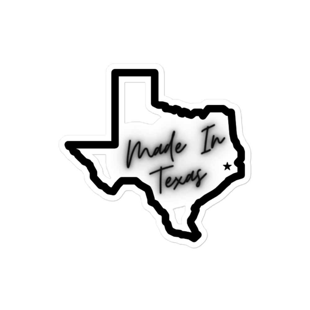 "MADE IN TEXAS" stickers