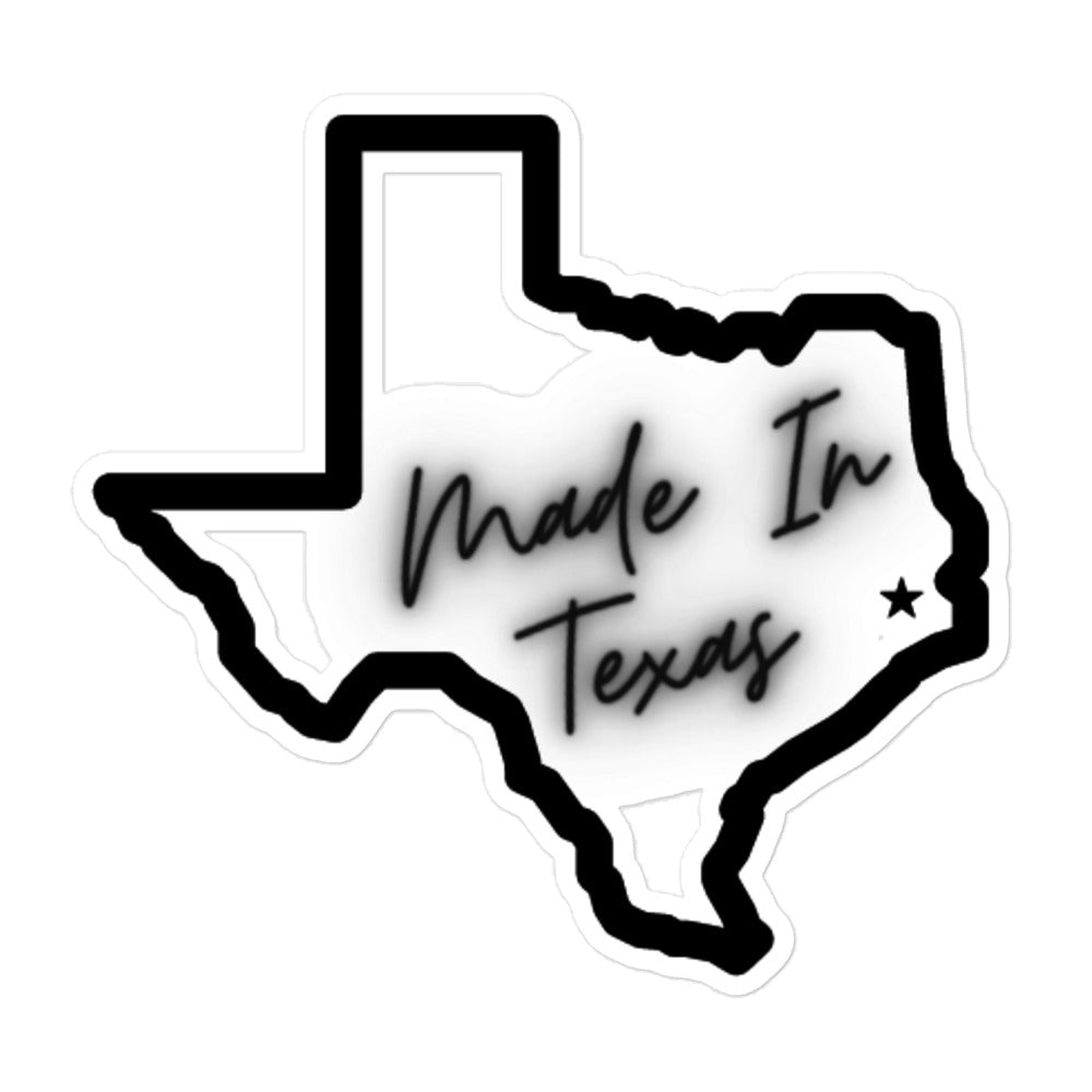 "MADE IN TEXAS" stickers